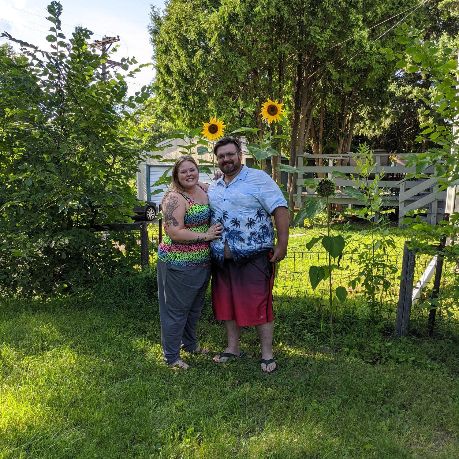 Grew Sunflowers at our first house
July 2020