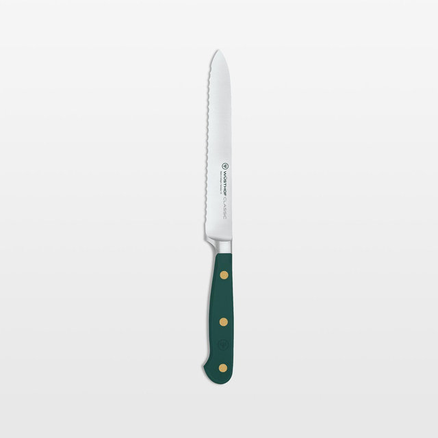 Wusthof ® Classic Fresh Rosemary 5" Serrated Utility Knife