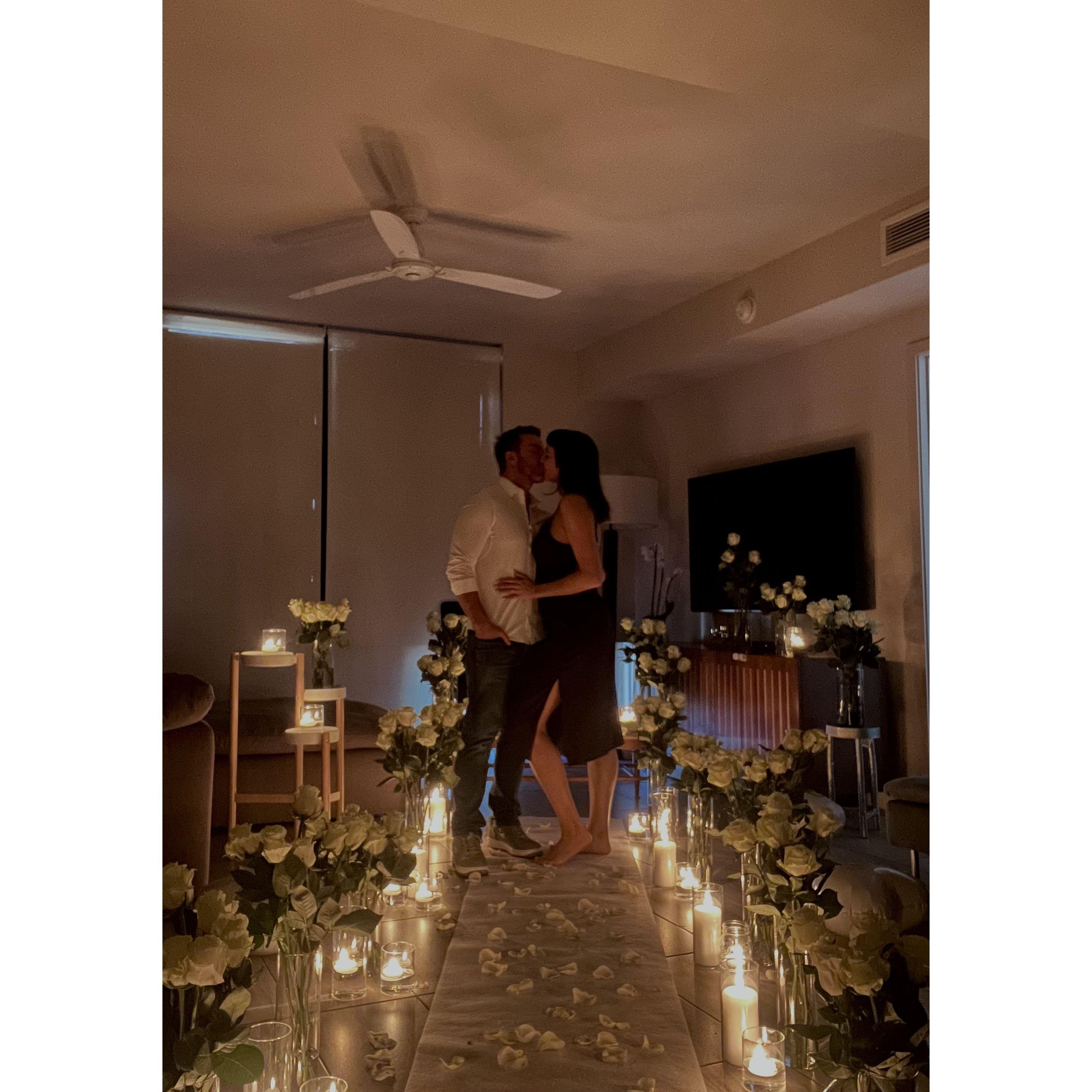 The night of the proposal. The greatest deception ever orchestrated.