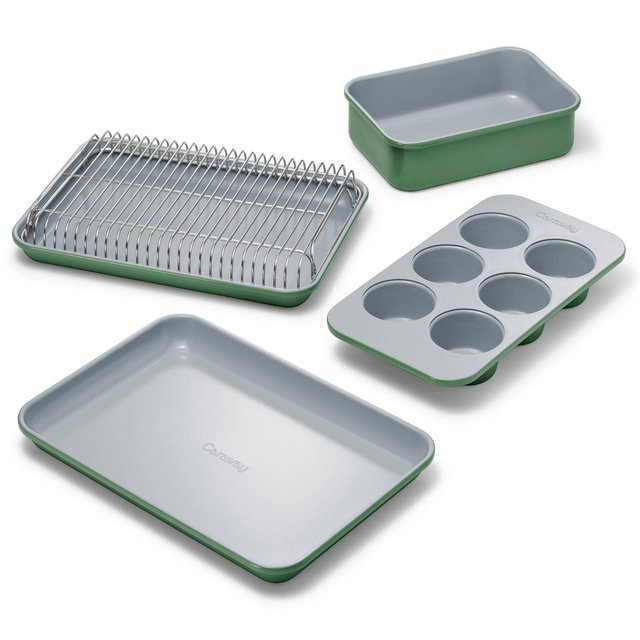 Caraway Home Ceramic Nonstick Mini Bakeware Set Sage