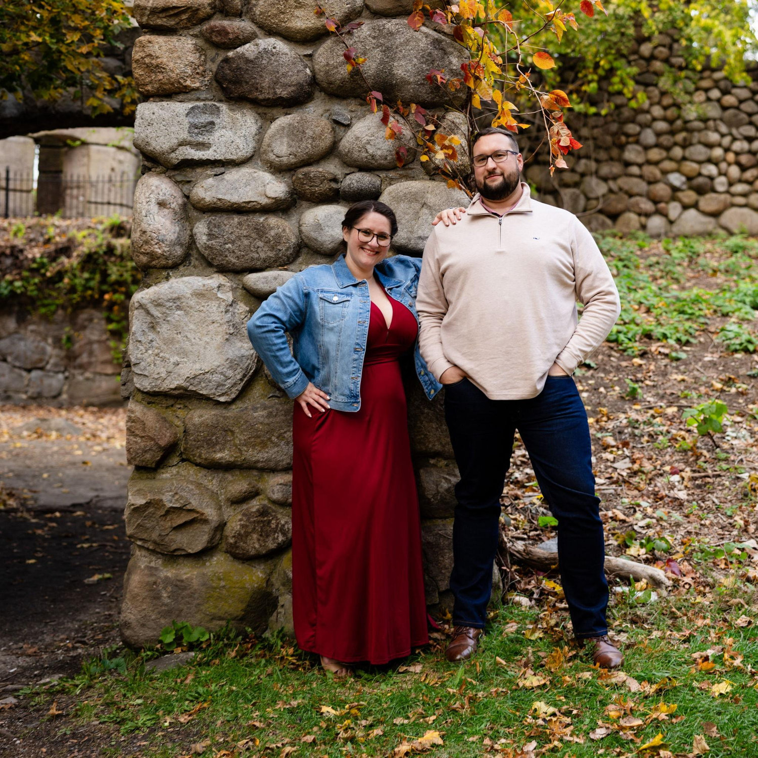 Our engagement photos <3, October 2025