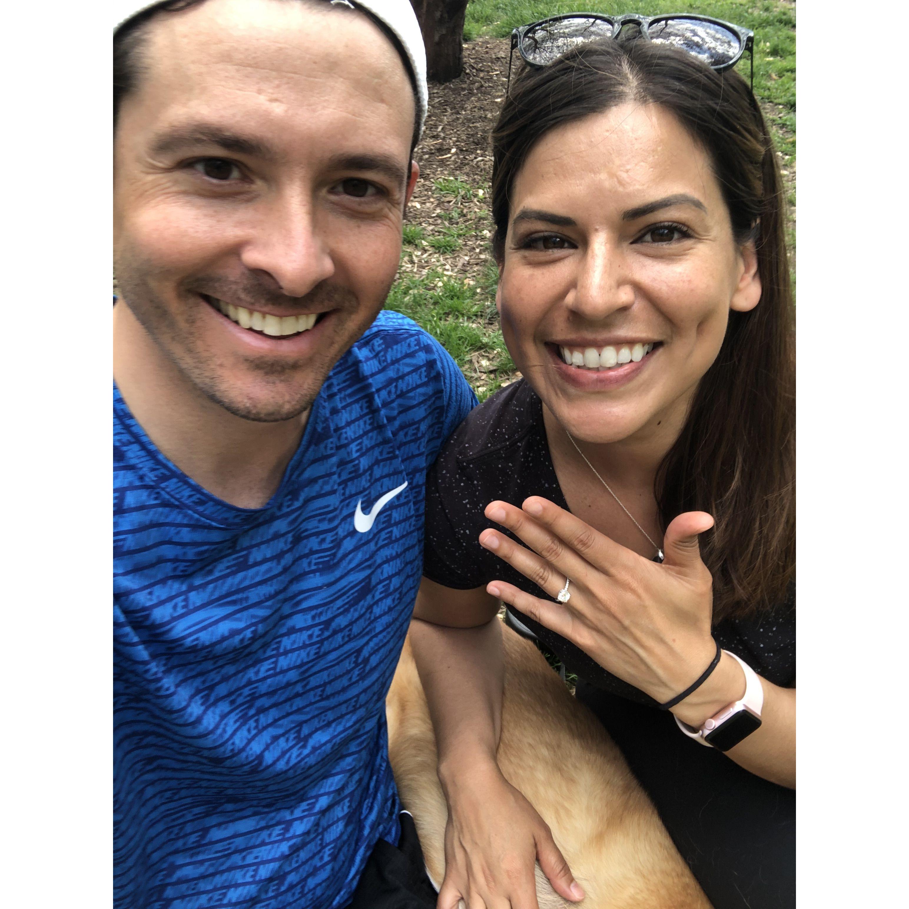 May 26, 2020: We're engaged!