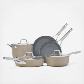 Premier Ceramic Nonstick 8-Piece Cookware Set