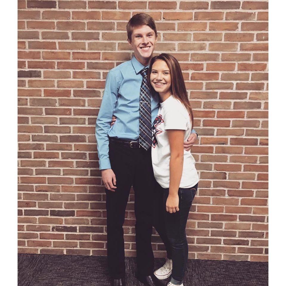 Bryce on homecoming court 2017