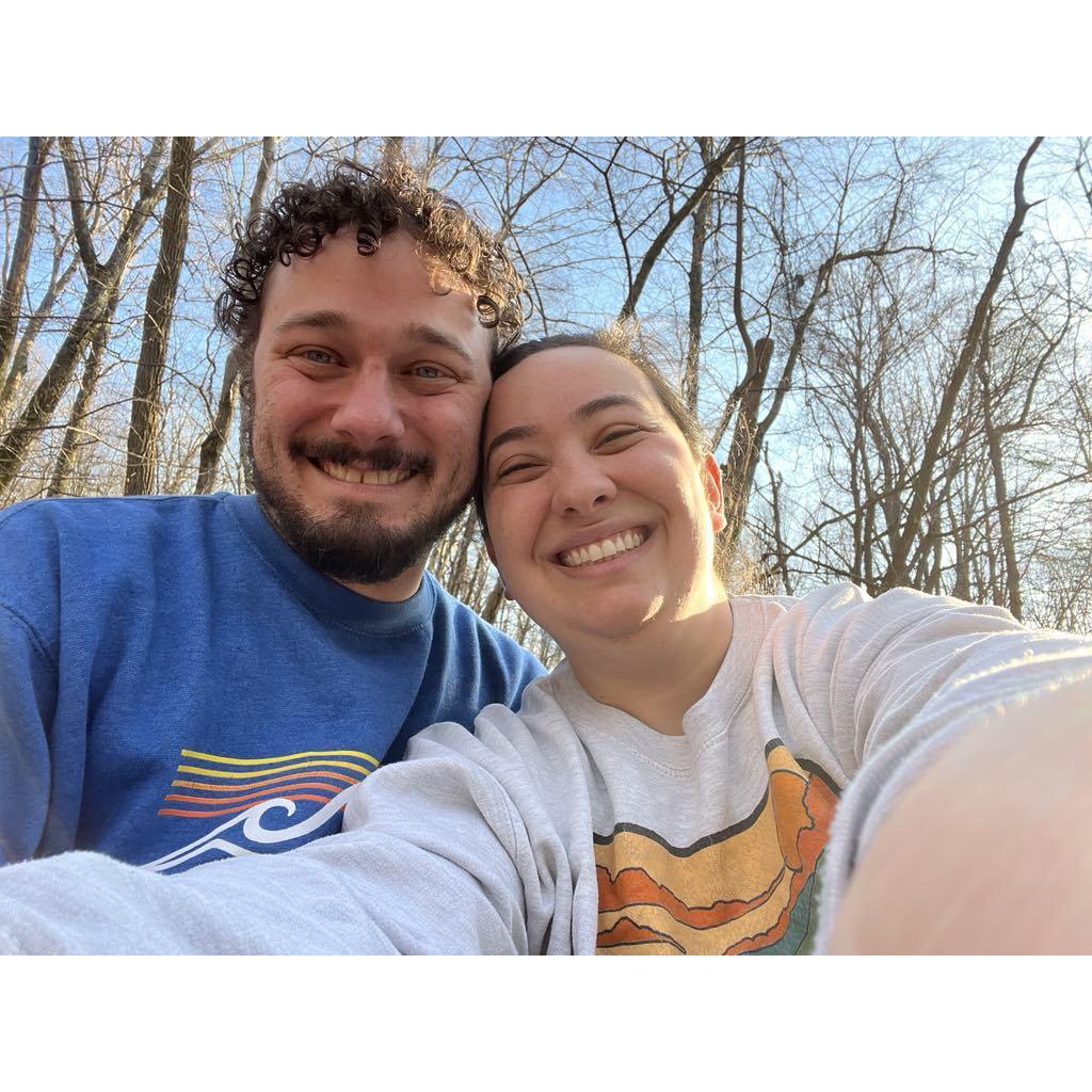 One of our favorite selfies in our favorite crew necks. :)