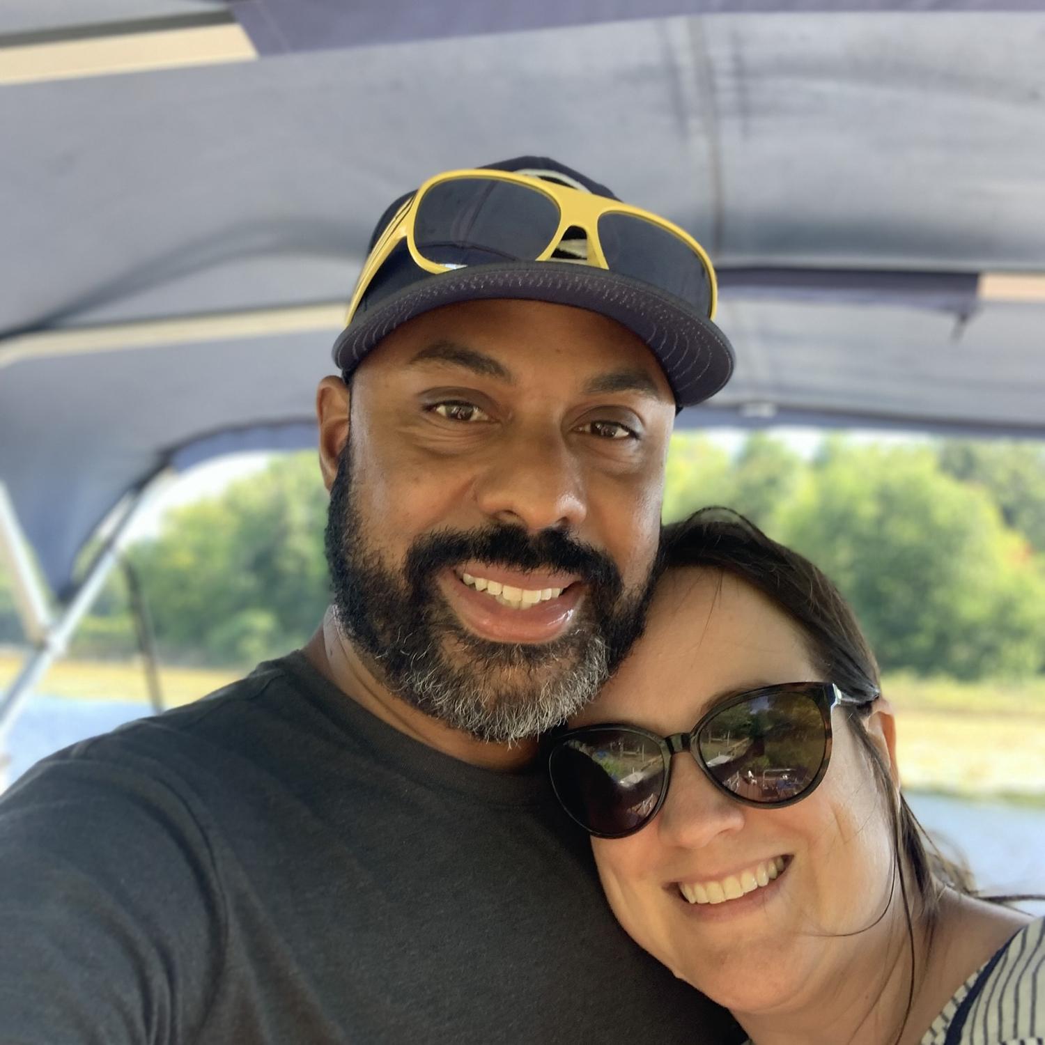 On the boat in Michigan 😍