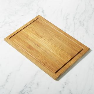 FSC Teak Rectangular Cutting Board with Well