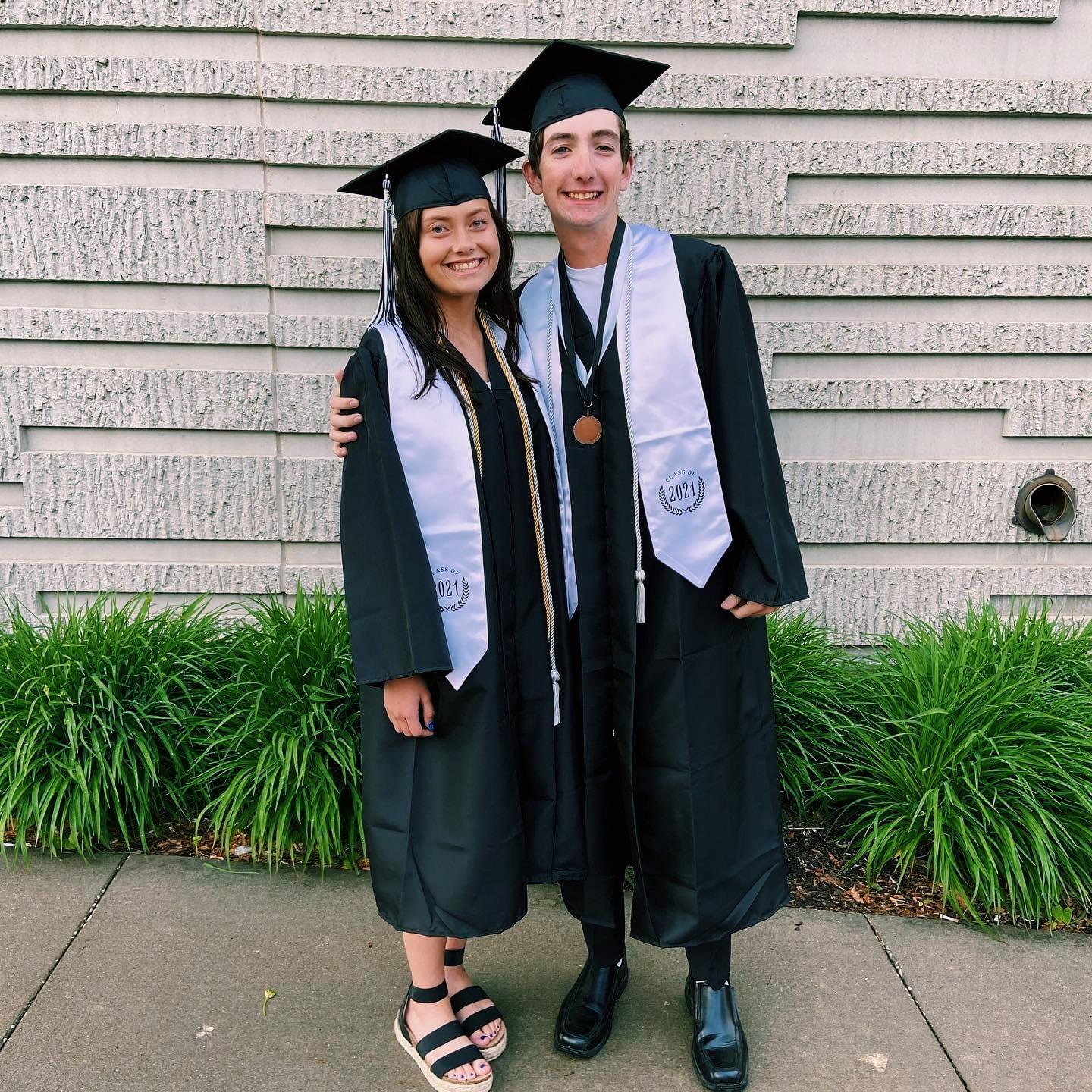 When we graduated high school together and officially became high school sweethearts.