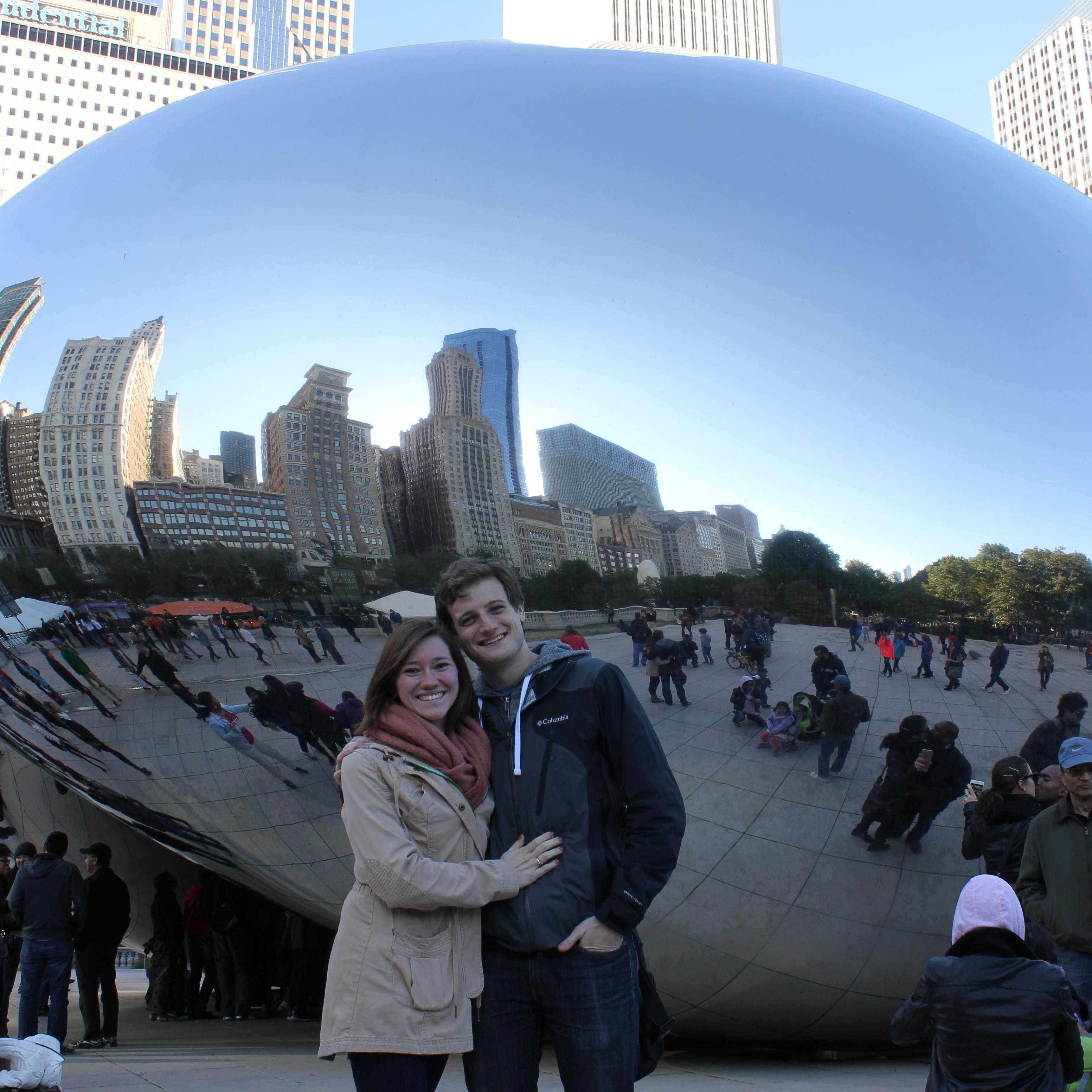 From a visit in Chicago when Becca was working at the Rehab Institute of Chicago