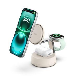 UltraCharge Pro 3-in-1 Magnetic Charging Dock with Qi2 25W | Belkin US