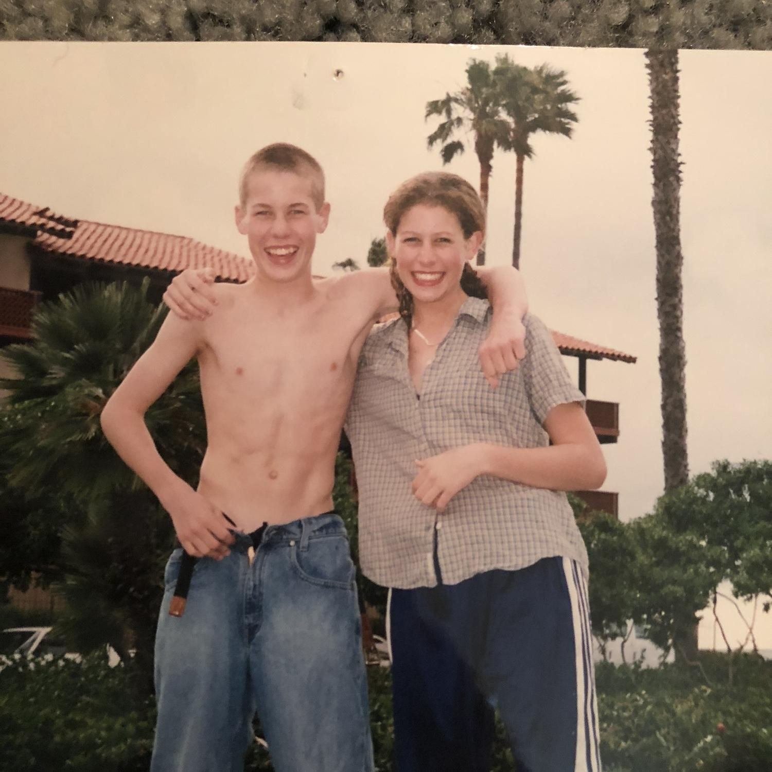 Jen & Stuart at Sea Camp in San Diego in 8th grade!