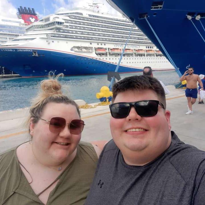 Our first cruise together! 
Nassau,Bahamas
January 2024
🛳️ 🌊 🐠⚓️
