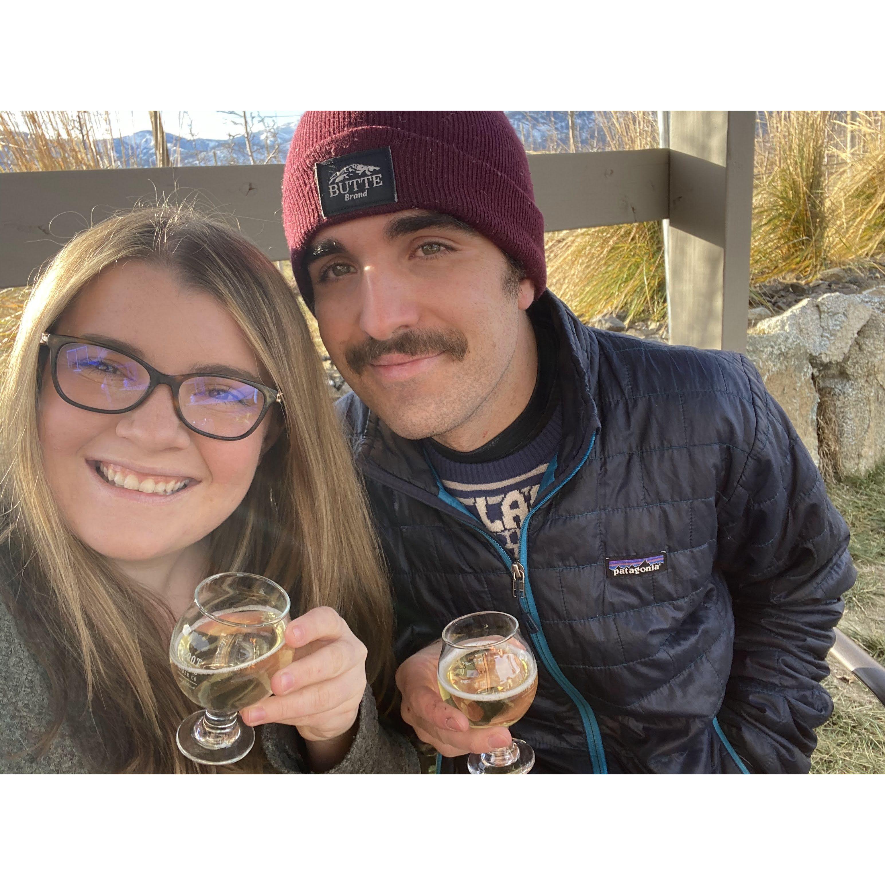Cider Tasting at Rootwood cellars in Chelan!