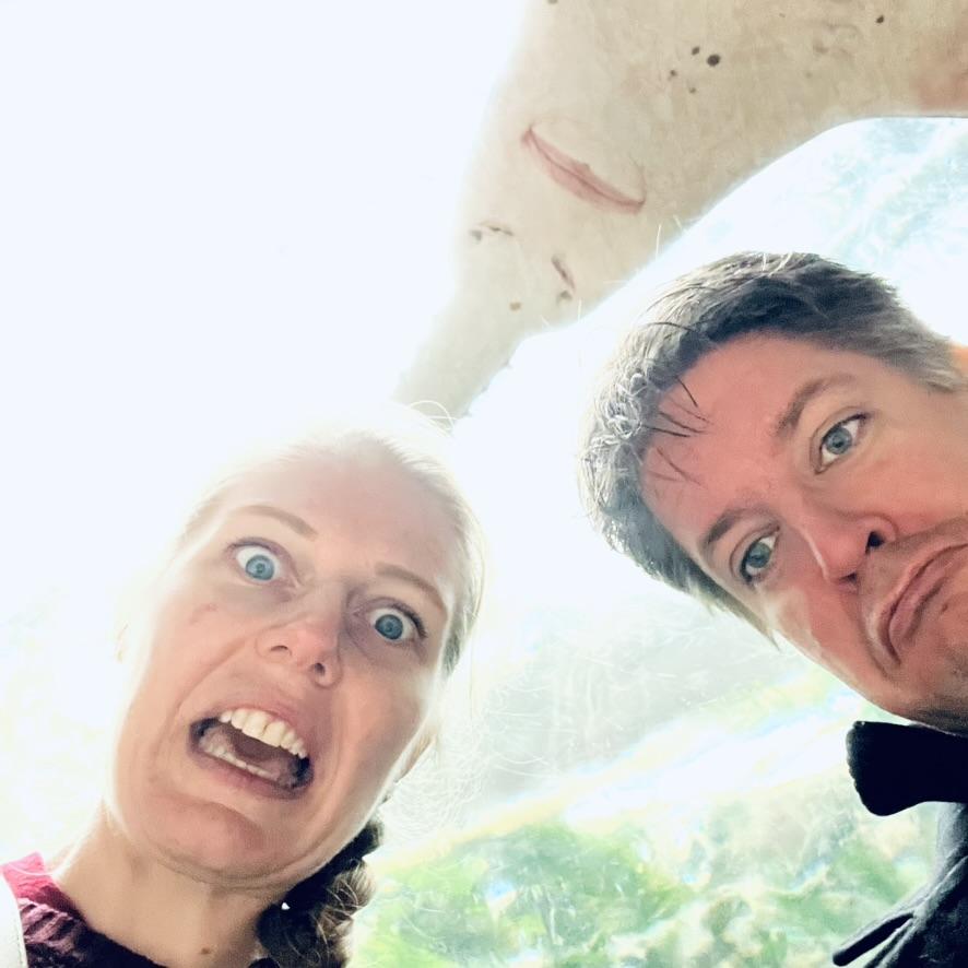 Find someone who does the silly faces with you