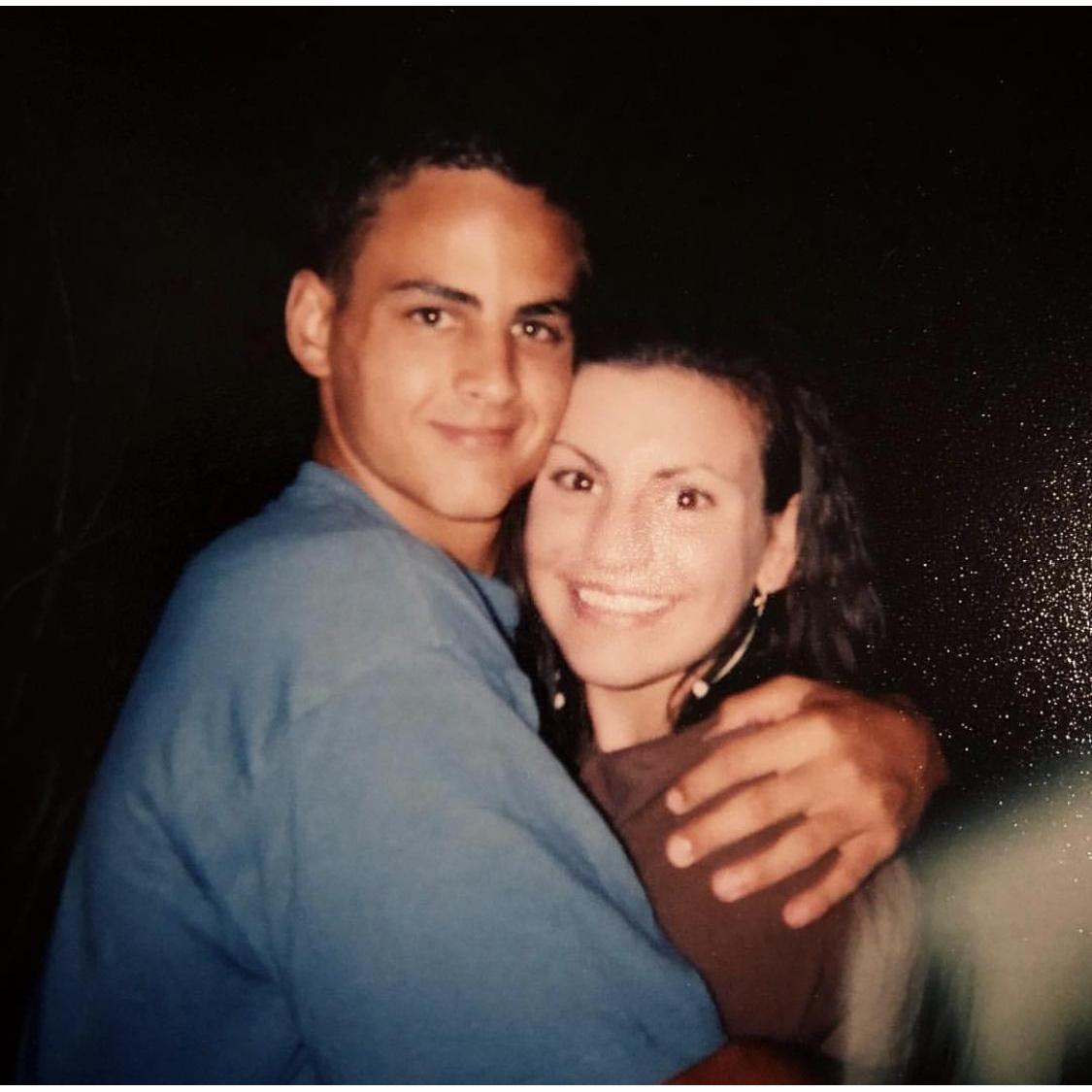 Tony and Kristina in high school, 2005