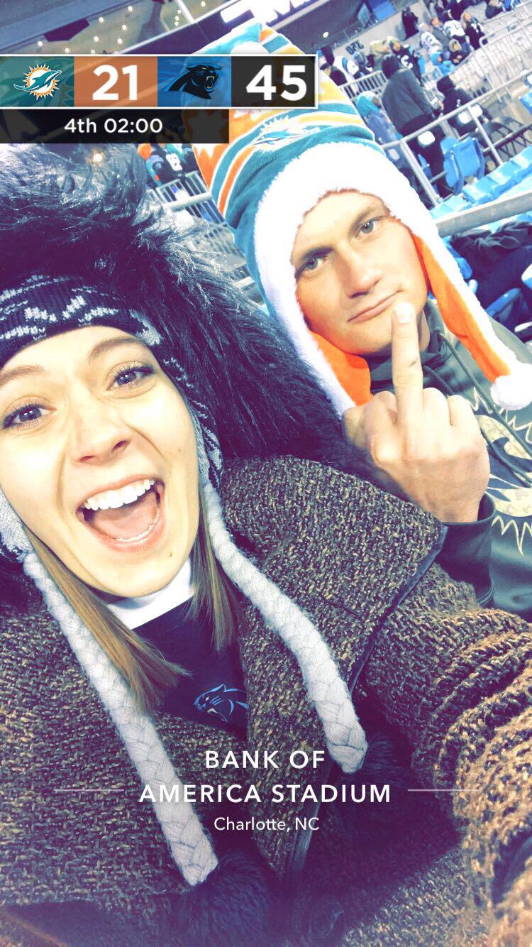 Panthers kicked the Dolphins a**