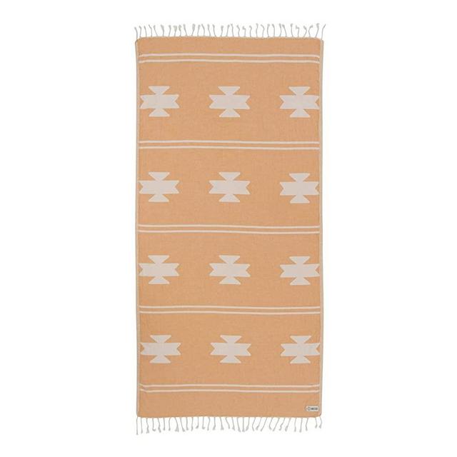 Sand Cloud Large Turkish Beach Towel - Sand Free - 100% Organic Turkish Cotton Yarn - Quick Dry Towel for Beach, Picnic Blanket or Throw - As Seen on Shark Tank - Boho Honey XL