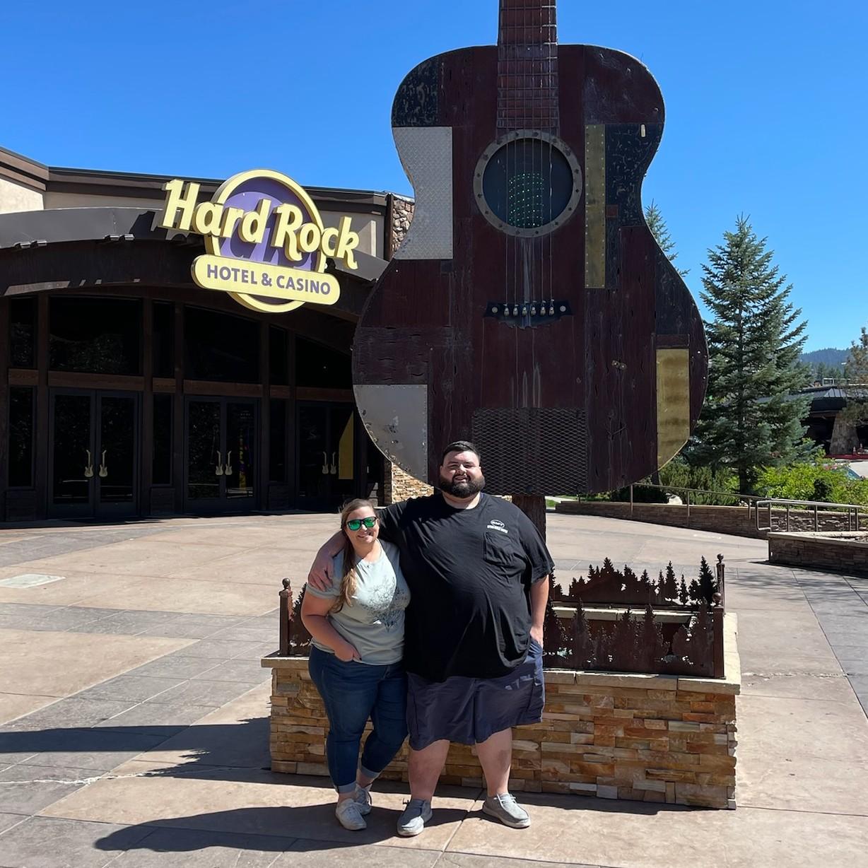 Engagement Weekend...we didn't come out winners in the casino, but we both got a much better prize!