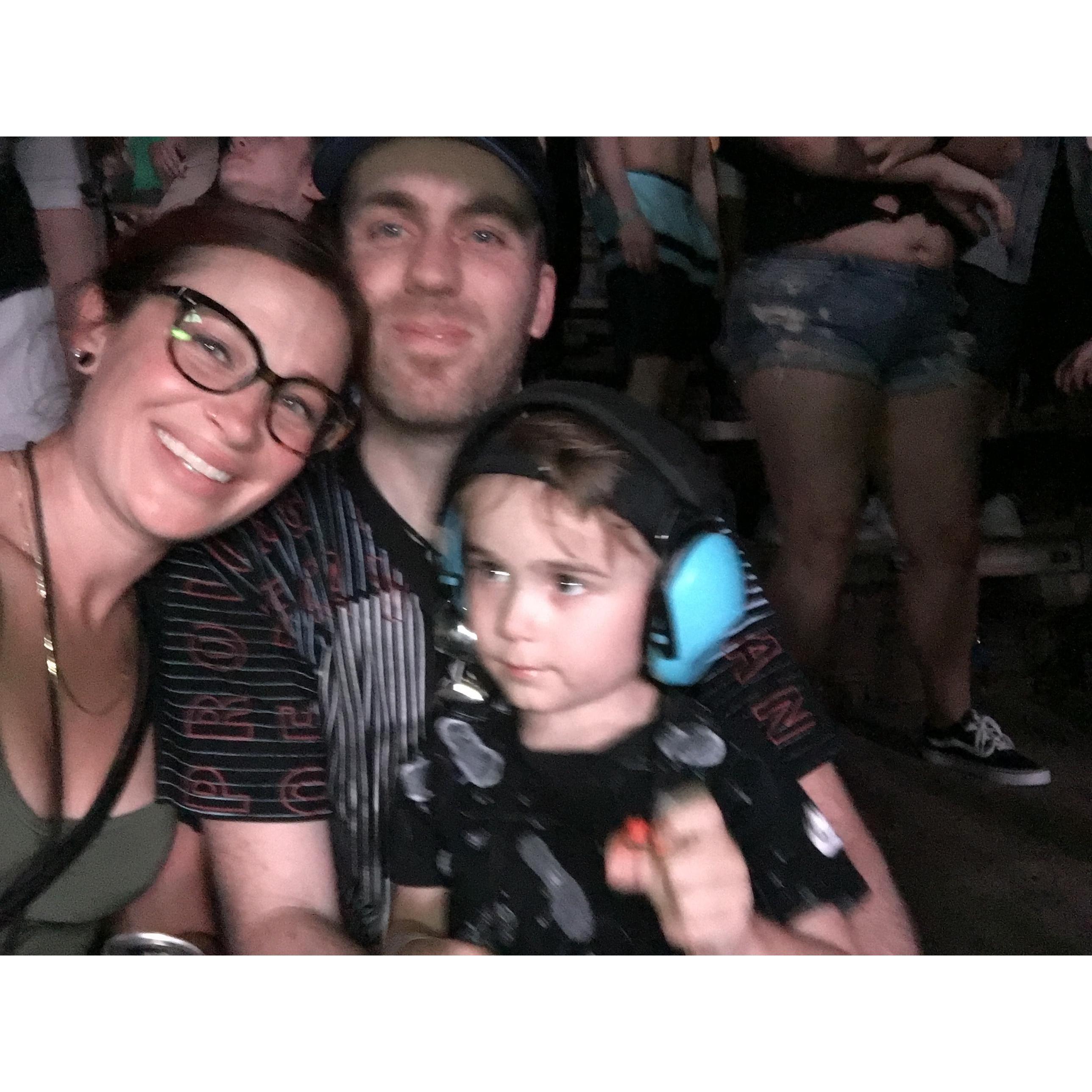 Our first Red Rocks as a family - 2018