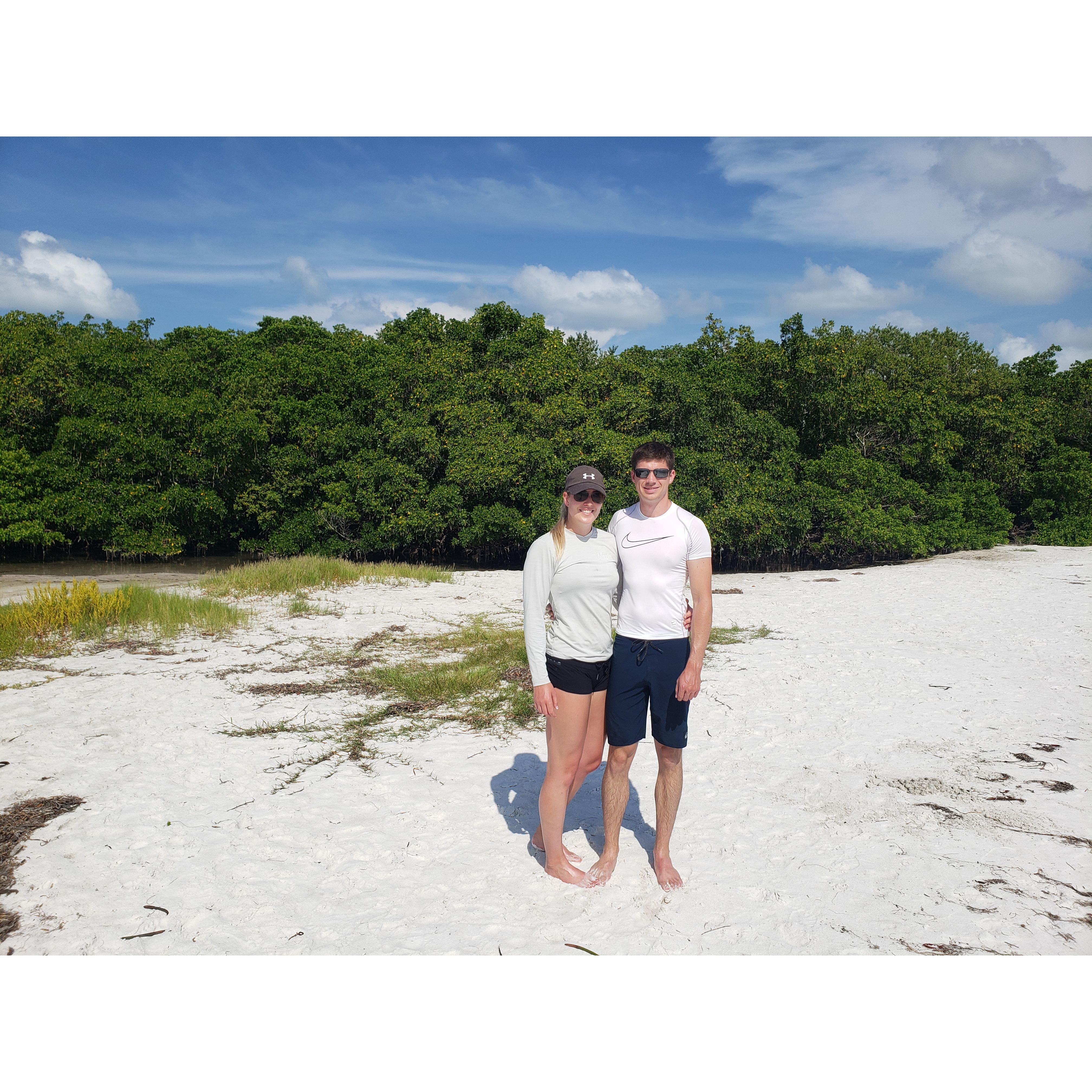 This was the day Wade proposed to me. We Kayaked through the Mangroves in Sarasota!