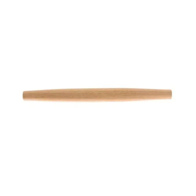 Winco French Rolling Pin, Tapered, Wood, 20" L