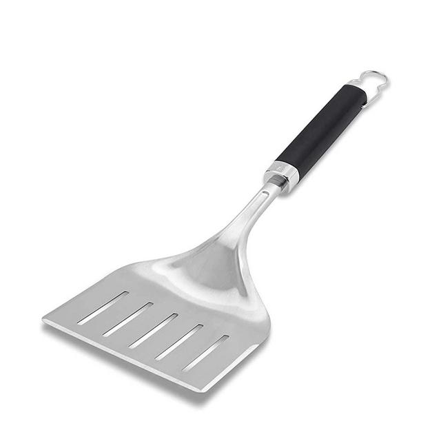 Weber Precision Grill Wide Spatula, Silver/Black