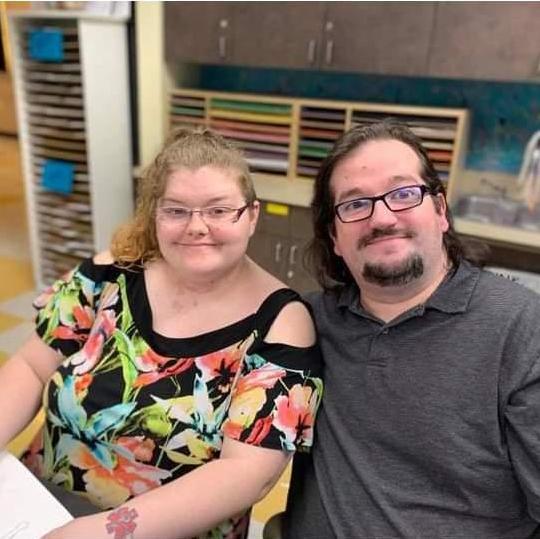 us at the art therapy group with the Epilepsy Foundation