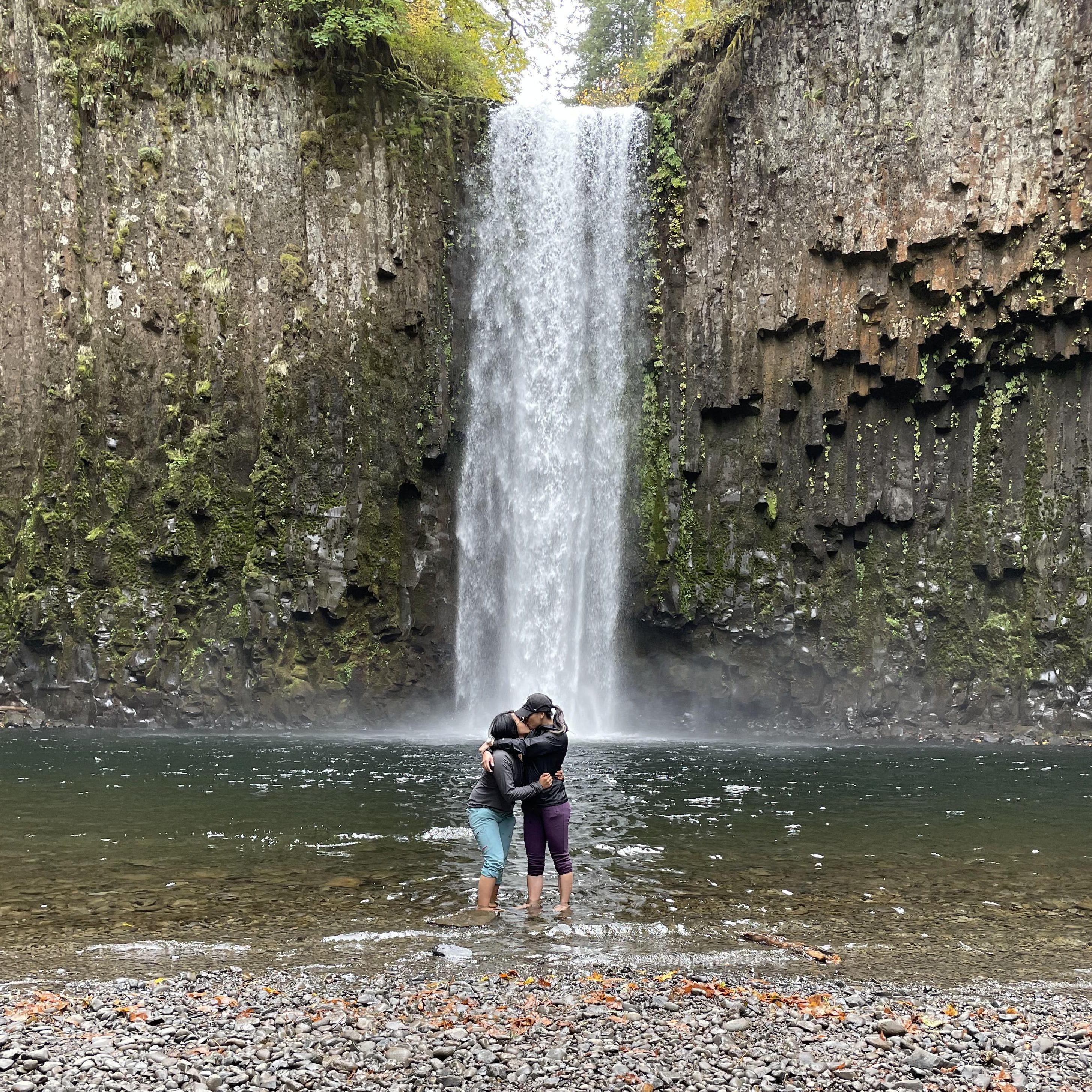 We were literally chasing waterfalls when we lived in Oregon. This was definitely one of our favorites.