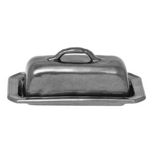 Juliska Pewter Stoneware Butter Dish