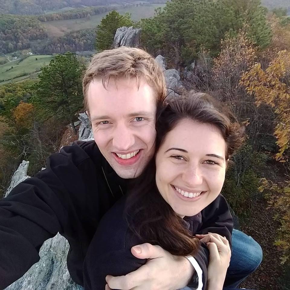 Camping at Dragon's Tooth shortly before Virginia Tech crushed Duke in football (near Blacksburg, VA, October 2017)