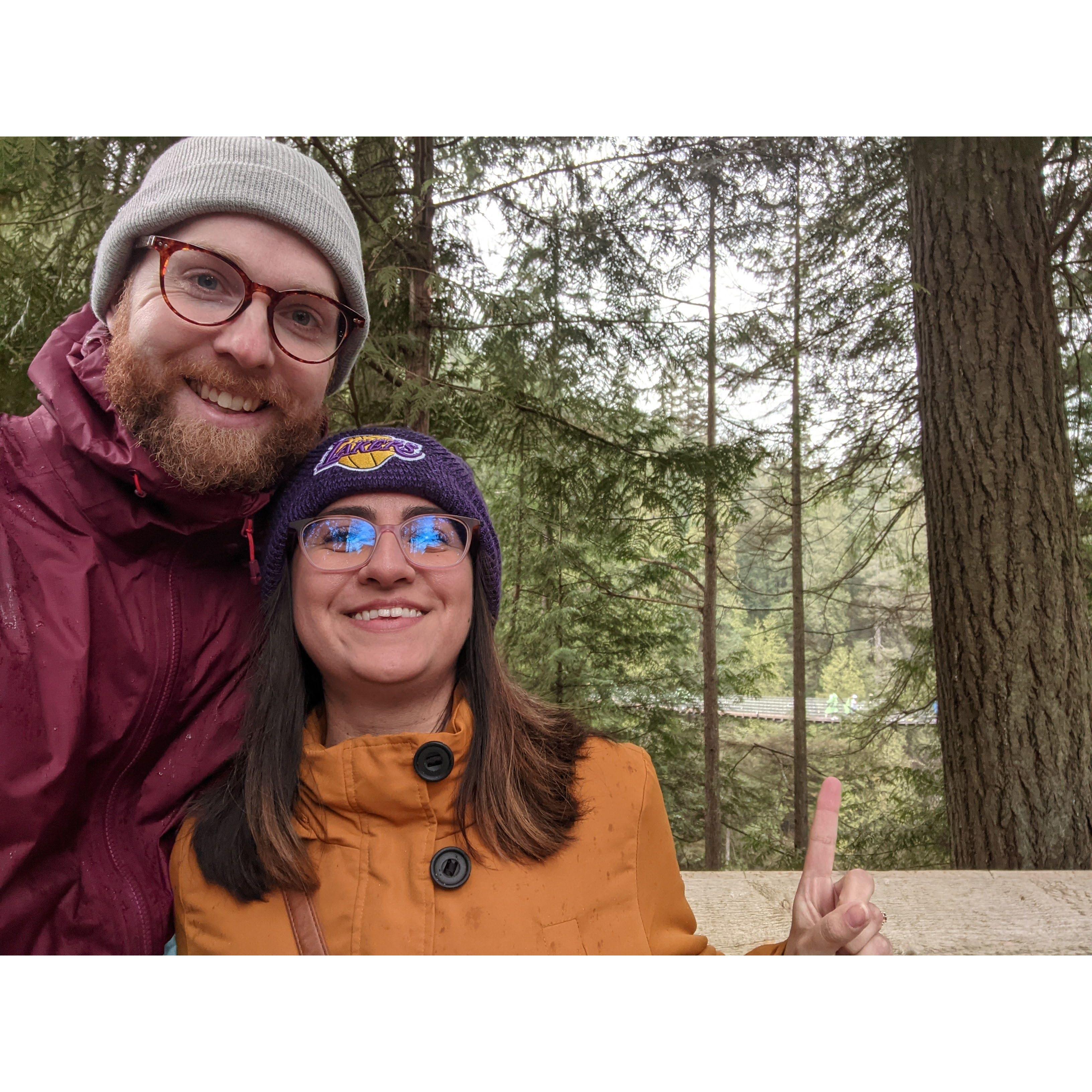 Capilano Suspension Bridge Park in Vancouver - April 2023