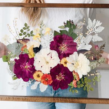 Bouquet Preservation - Pressed Floral Art