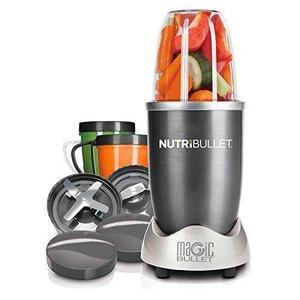 NutriBullet NBR-1201 12-Piece High-Speed Blender/Mixer System, Gray (600 Watts)