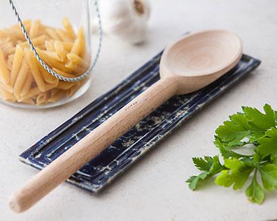 Spoon Rest Set - Blue Agate