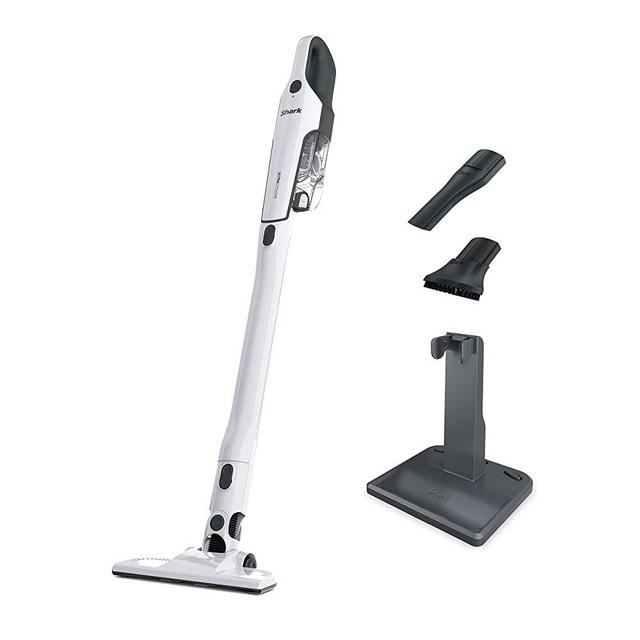 Shark CH963AMZ 2-in-1 Cordless & Handheld Vacuum Ultracyclone System, Ultra-Lightweight and Portable for Car and Home, White