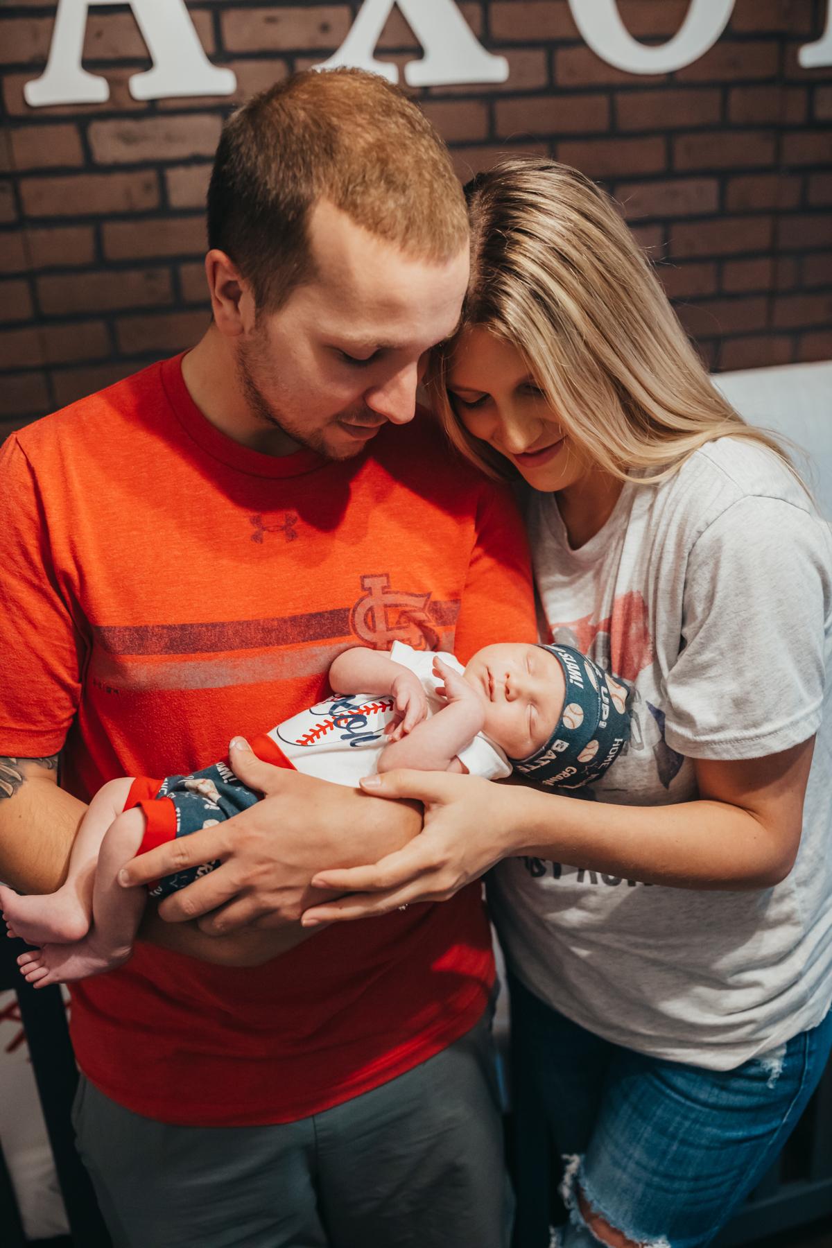 Newborn pictures with our favorite boy.
