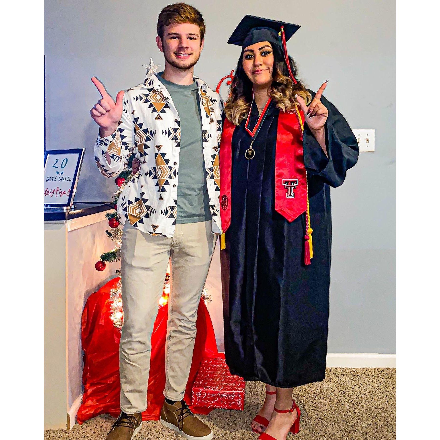 Priscila Texas Tech Graduation December 2020