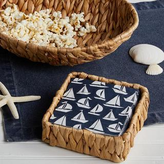 Hyacinth Napkin Holder, Set of 2