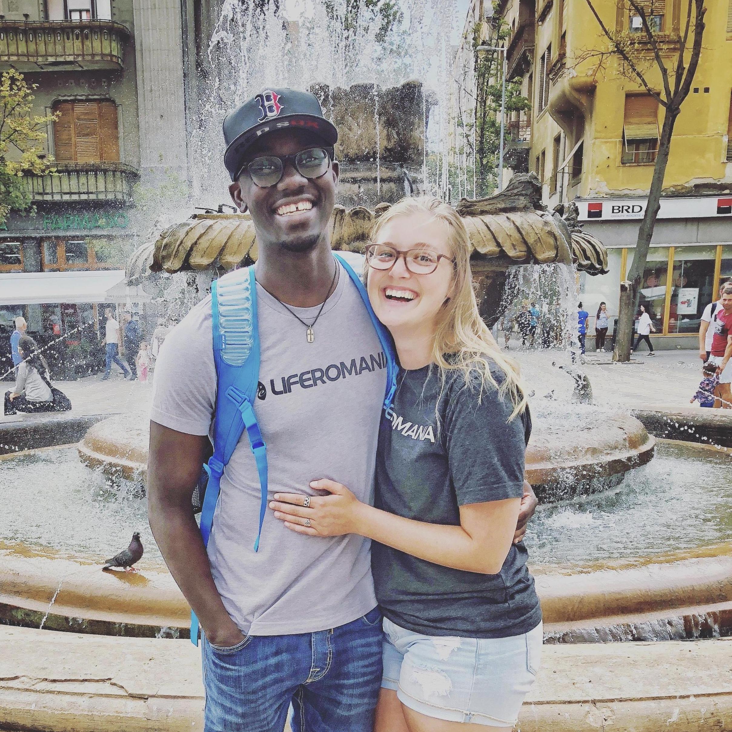 Our first international mission trip together! We went to Romania to help Camp Mia with Travis Avenue Baptist Church! This was July of 2018.