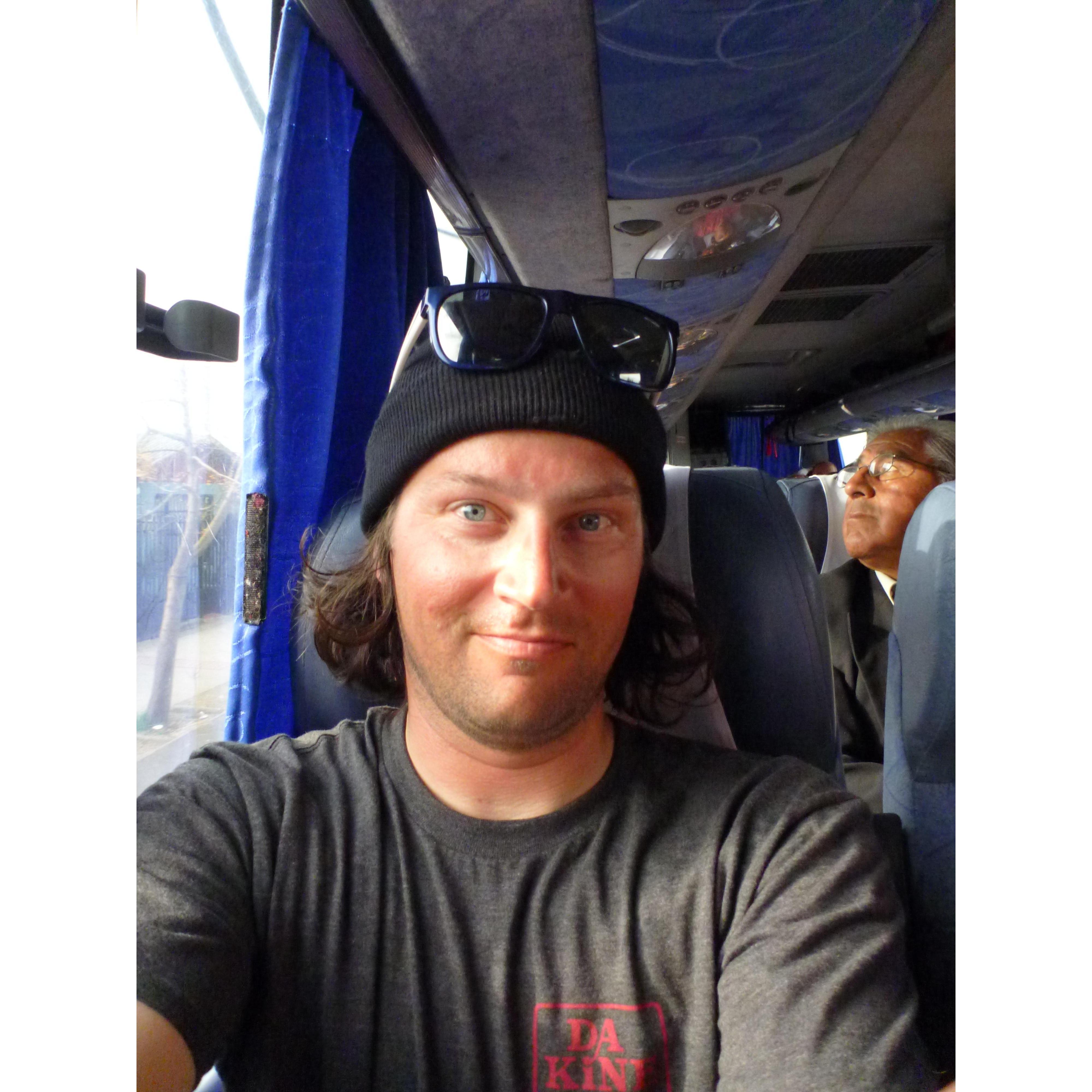 Goggle tan game strong! Another memory of our time when we fell in love together in South America!