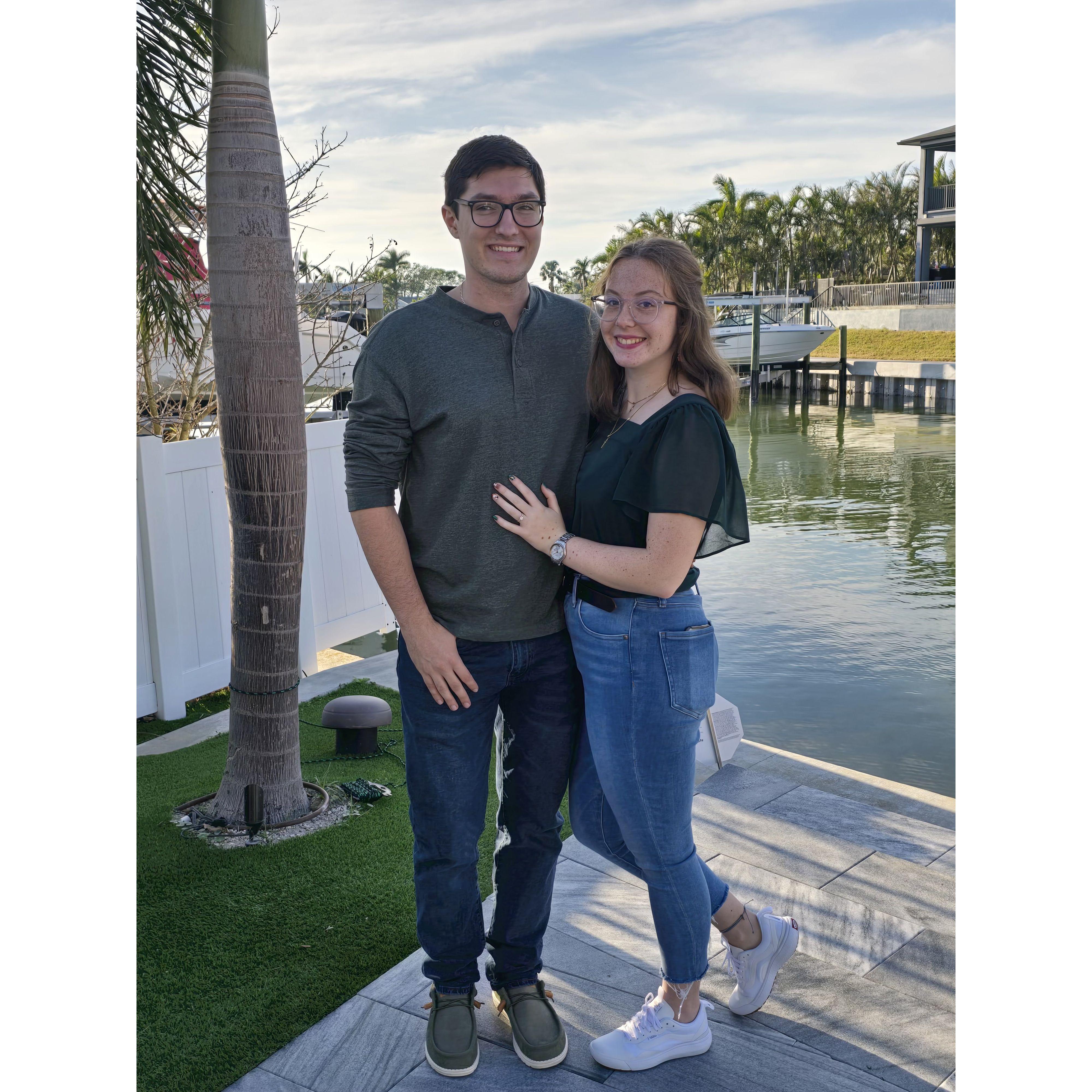 Dec. 24, 2024: Our first time celebrating Christmas together!
