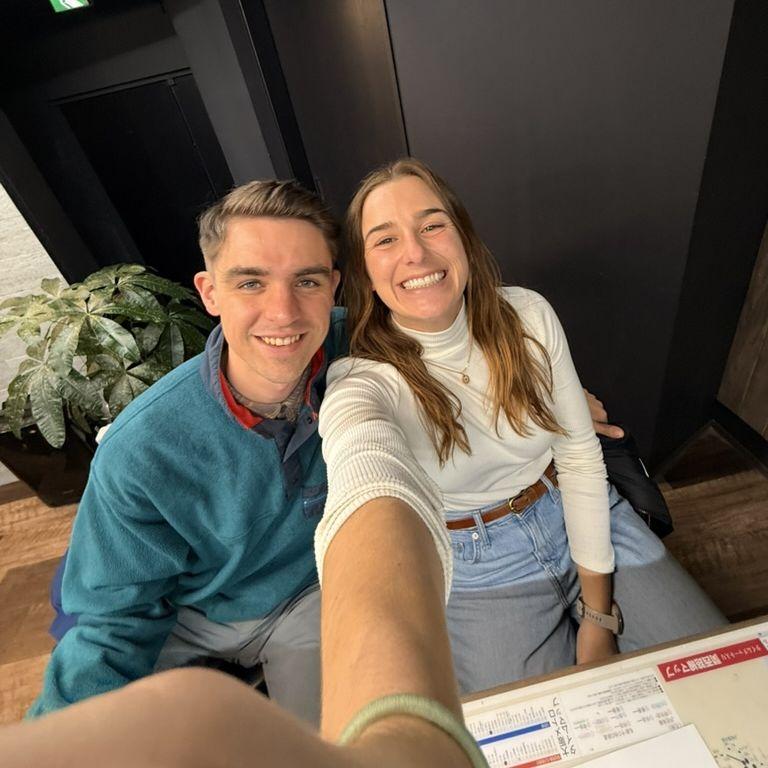 Signing on the house we'll move into when we get back to Japan!