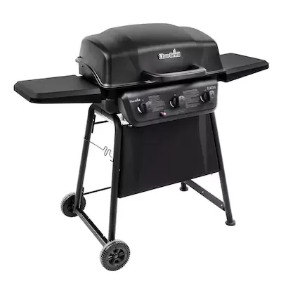 Char-Broil Black 3-Burner Liquid Propane Gas Grill