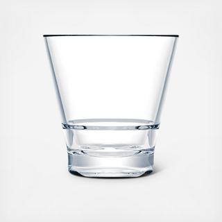 CapellaStack Unbreakable Rocks Glass, Set of 4