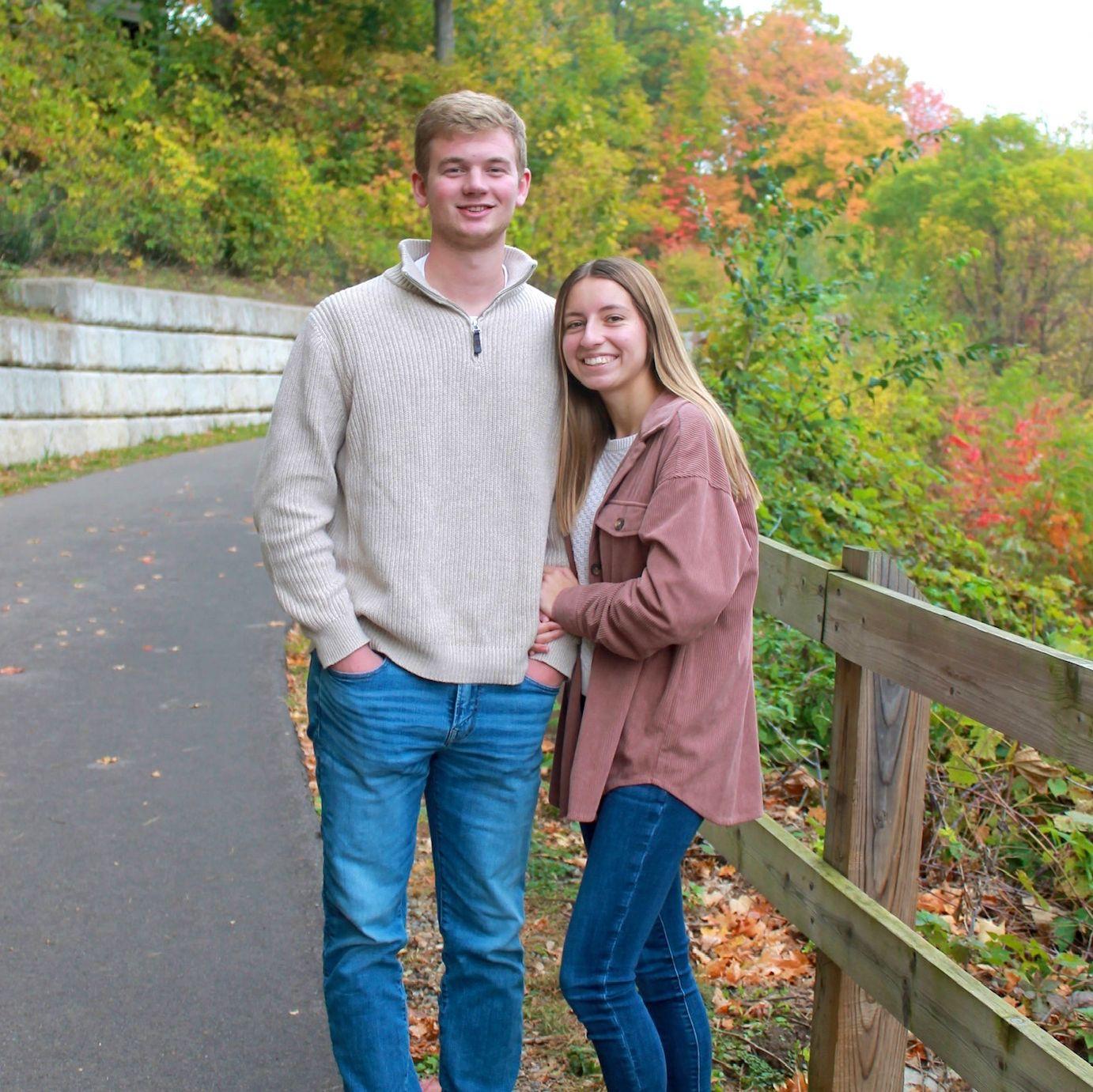 Fall photos with Blake and Gabby!