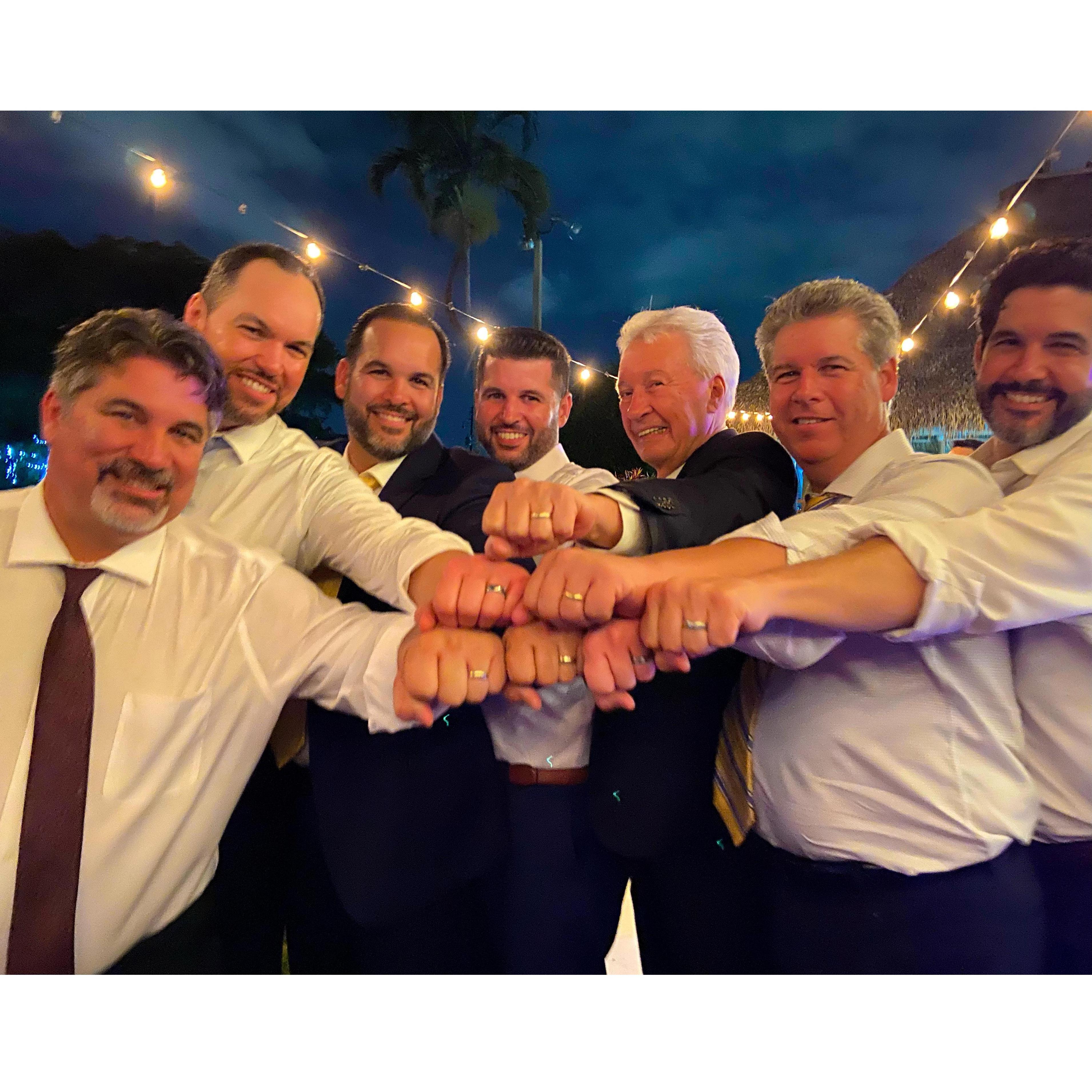 Seven married men.