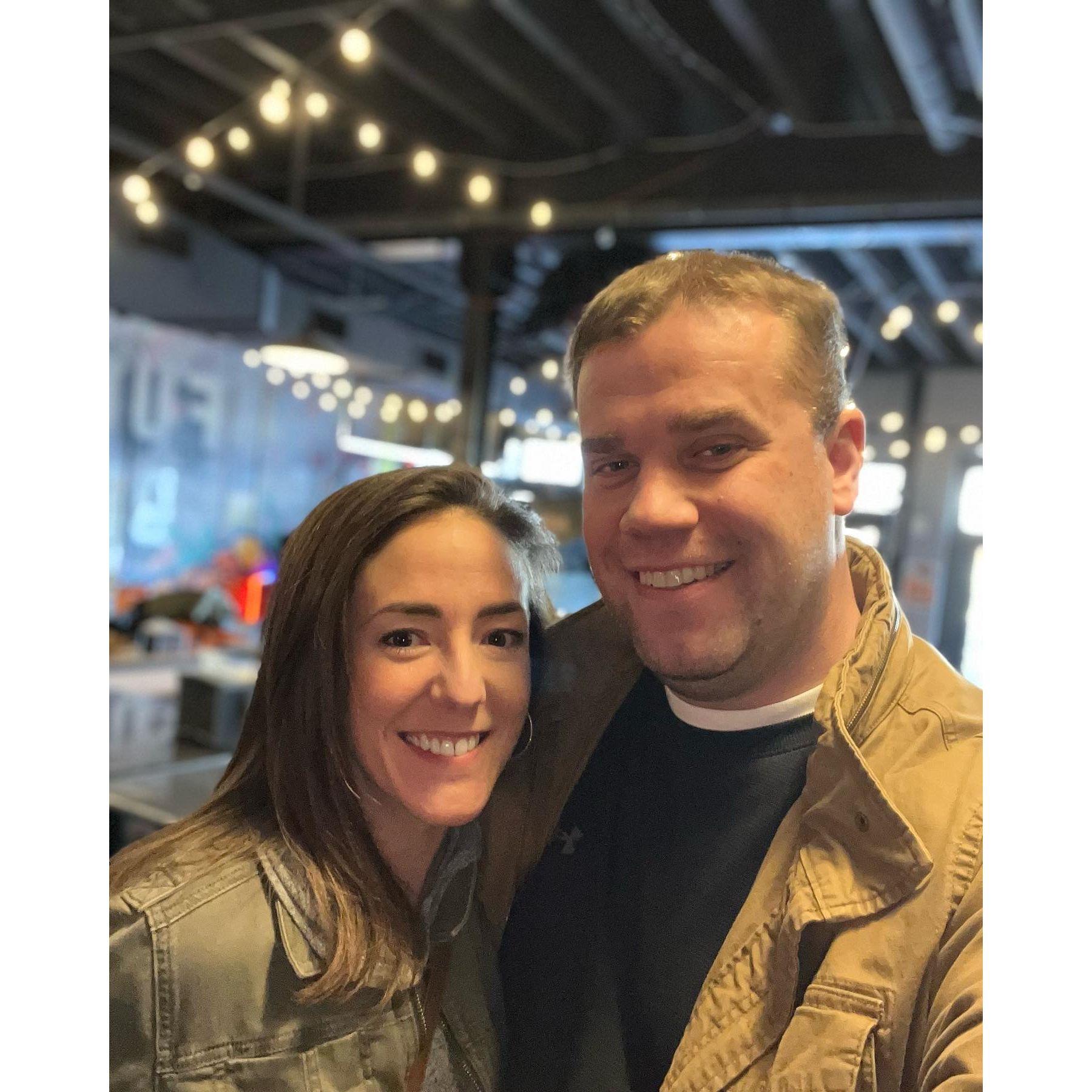 Enjoying their time together for another adventure.