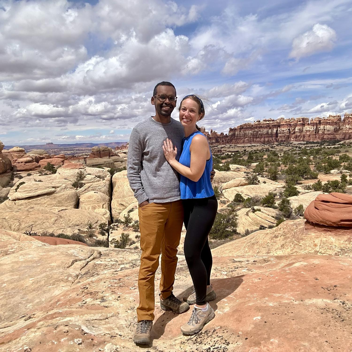 When we got engaged!