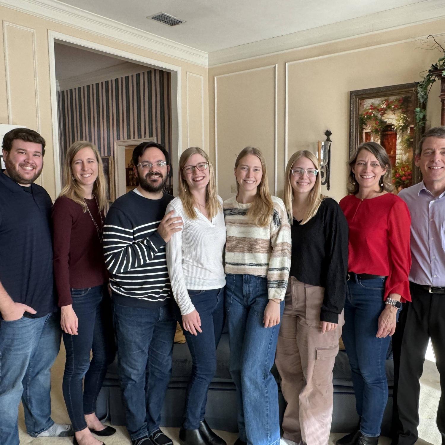 First formal family photo together with Lindsey’s family :)