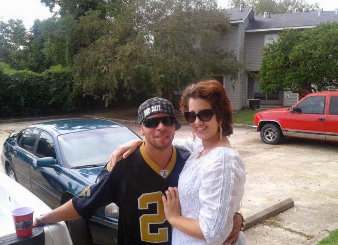 Our first photo as a couple. -2013-